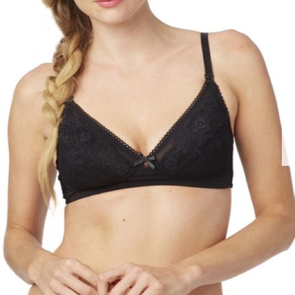 Rosie Pope nursing bra wireless unlined 36DD